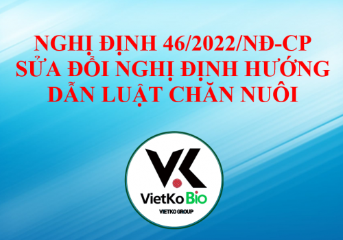 NGHỊ ĐỊNH 46/2022/NĐ-CP HƯỚNG DẪN CHI TIẾT LUẬT CHĂN NUÔI.