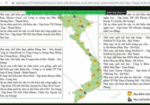 Cả nước có 104 cơ sở chế biến sản phẩm chăn nuôi