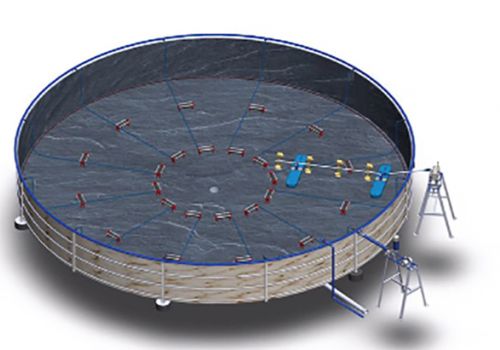 Ưu việt nuôi tôm trong ao tròn nổi