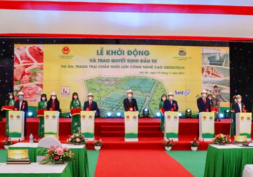 Hải Hà (Quảng Ninh): Khởi động dự án trang trại nuôi lợn công nghệ cao Greentech