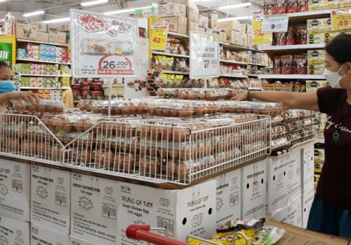 Giá trứng gia cầm giảm