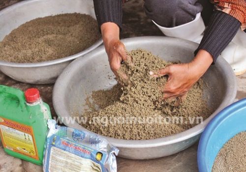 Cách trộn dinh dưỡng (vitamin) vào thức ăn cho tôm
